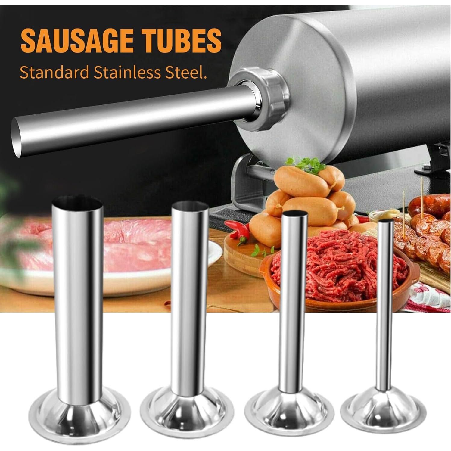 4 Tubos de Relleno de Salchichas Saihisday para Picadora #10/12