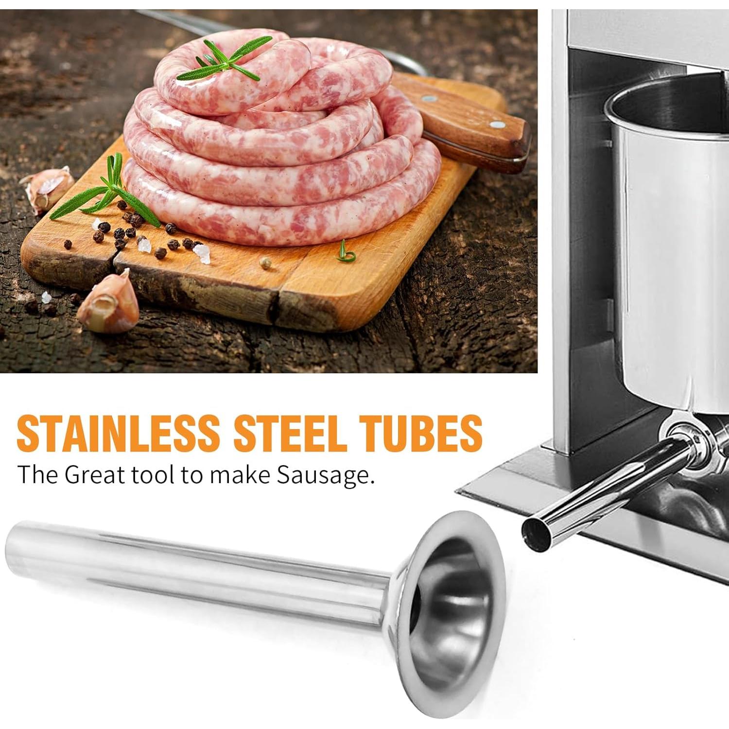 4 Tubos de Relleno de Salchichas Saihisday para Picadora #10/12