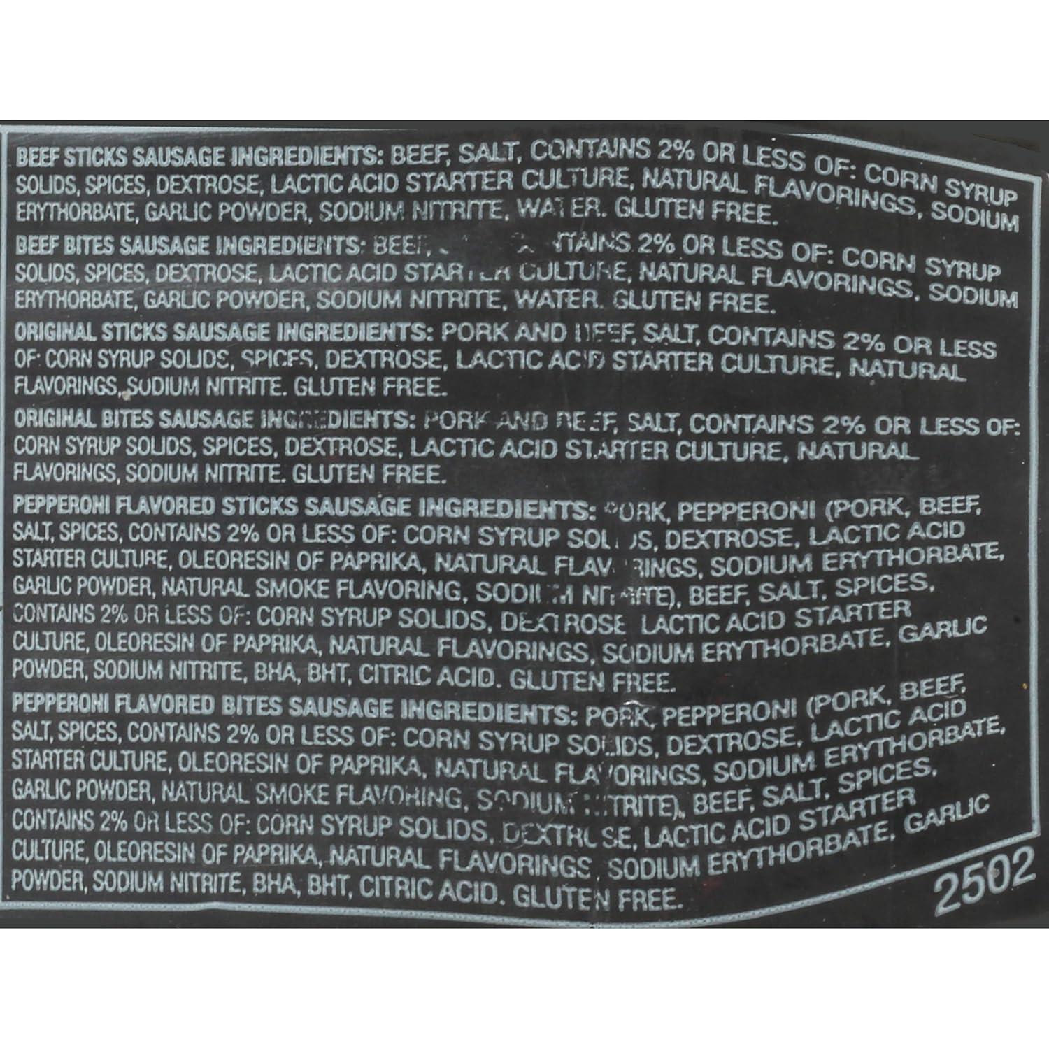 Salchichas de Res Snack Sticks Old Wisconsin 740g Keto Sin Gluten