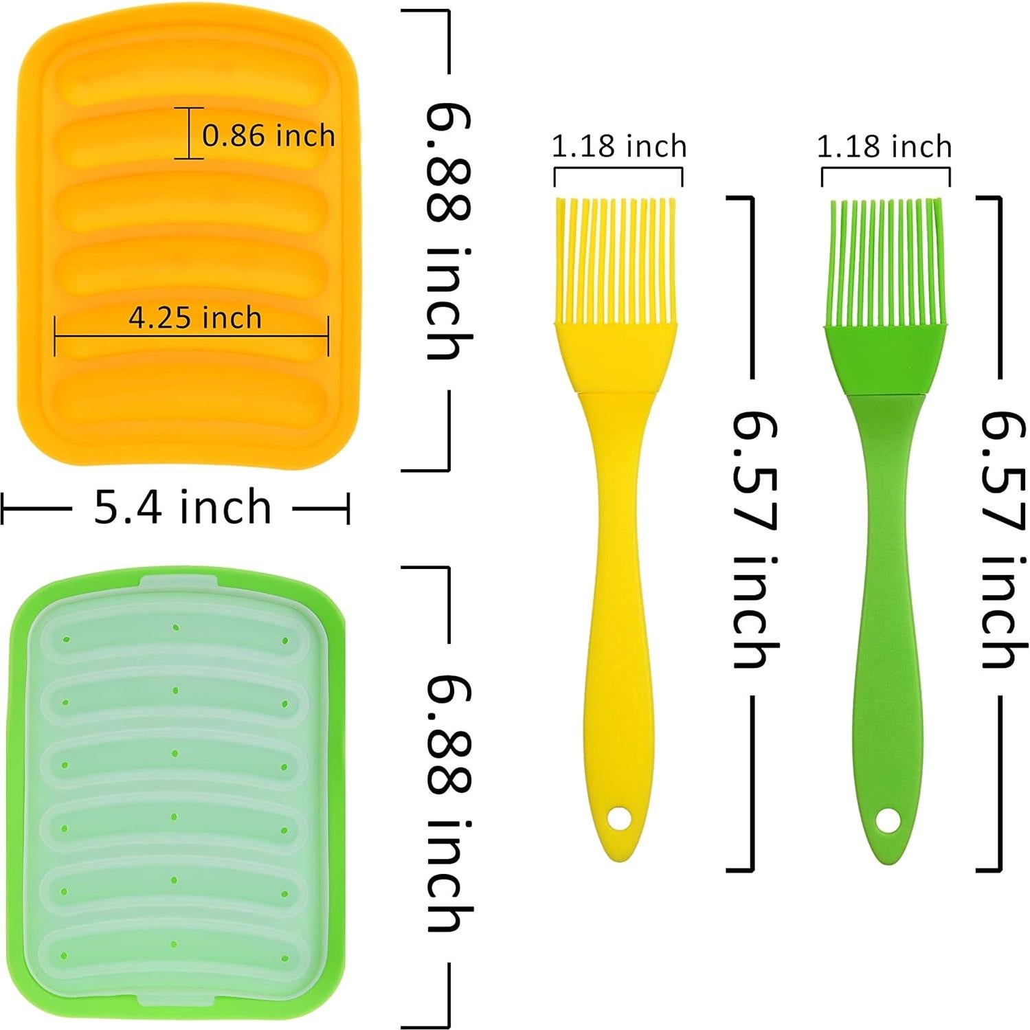 Moldes de Salchichas de Silicona Kare & Kind - 2 Piezas