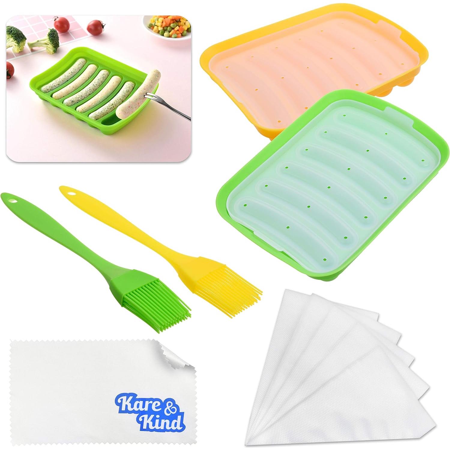 Moldes de Salchichas de Silicona Kare & Kind - 2 Piezas