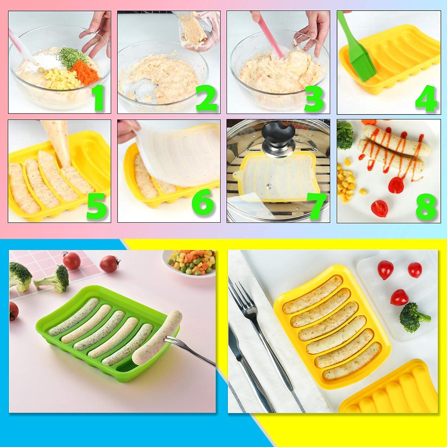 Moldes de Salchichas de Silicona Kare & Kind - 2 Piezas