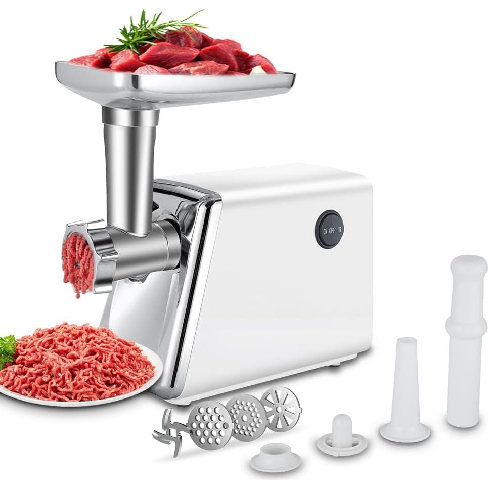 Picadora de Carne Eléctrica axGear 2800W Acero Inoxidable