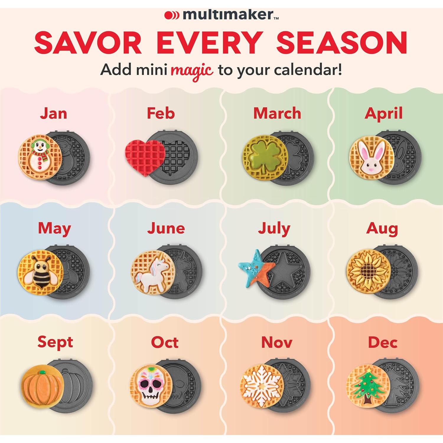 Mini Maker 3 en 1 DASH Aqua con 5 Placas Removibles