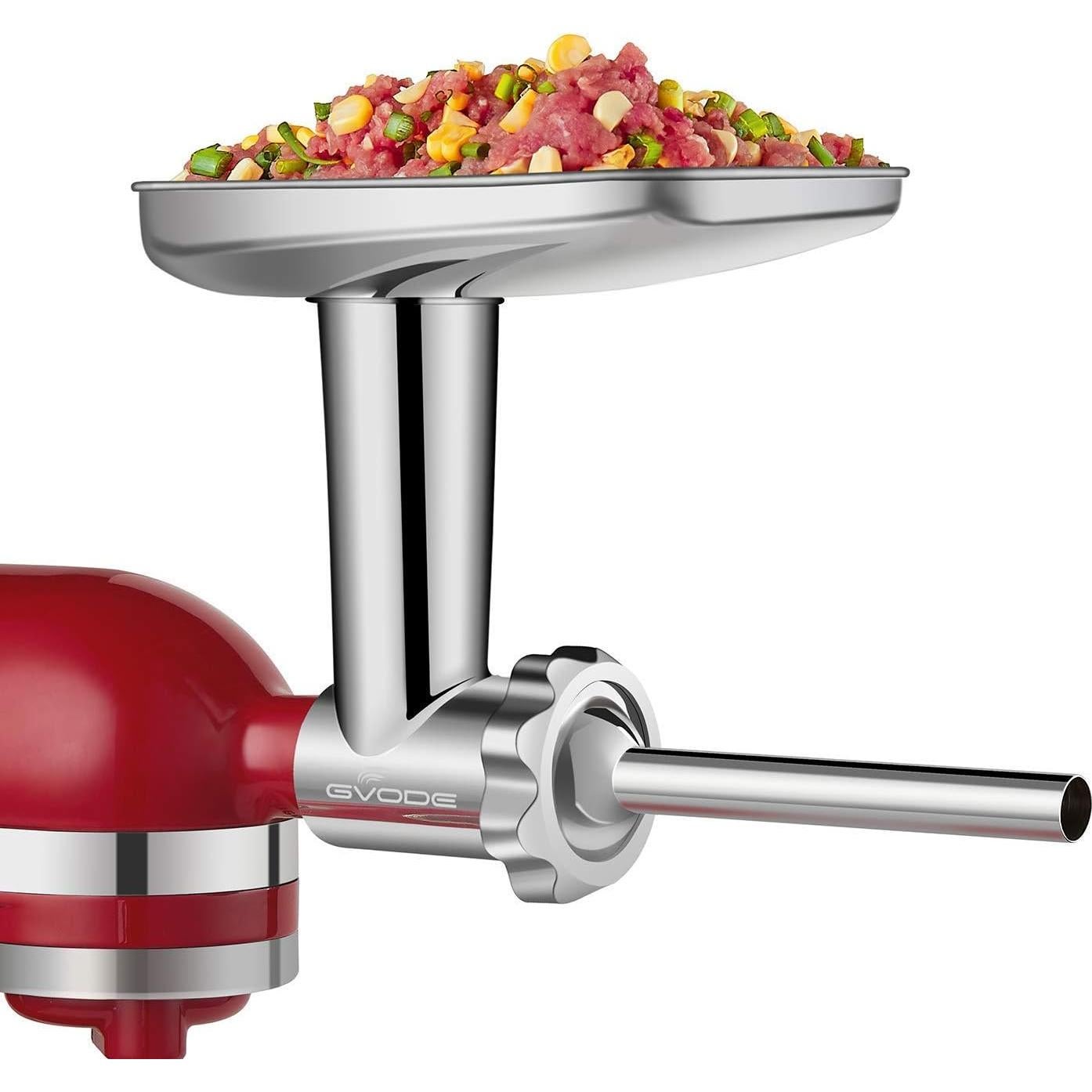 Picadora de Carne de Acero Inoxidable GVODE para KitchenAid