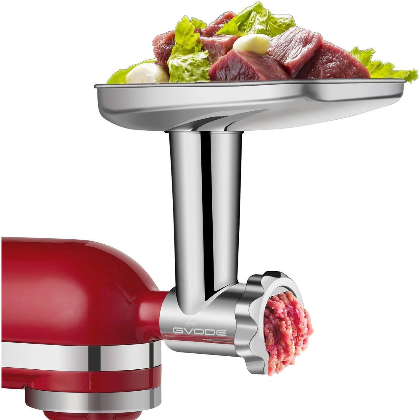 Picadora de Carne de Acero Inoxidable GVODE para KitchenAid