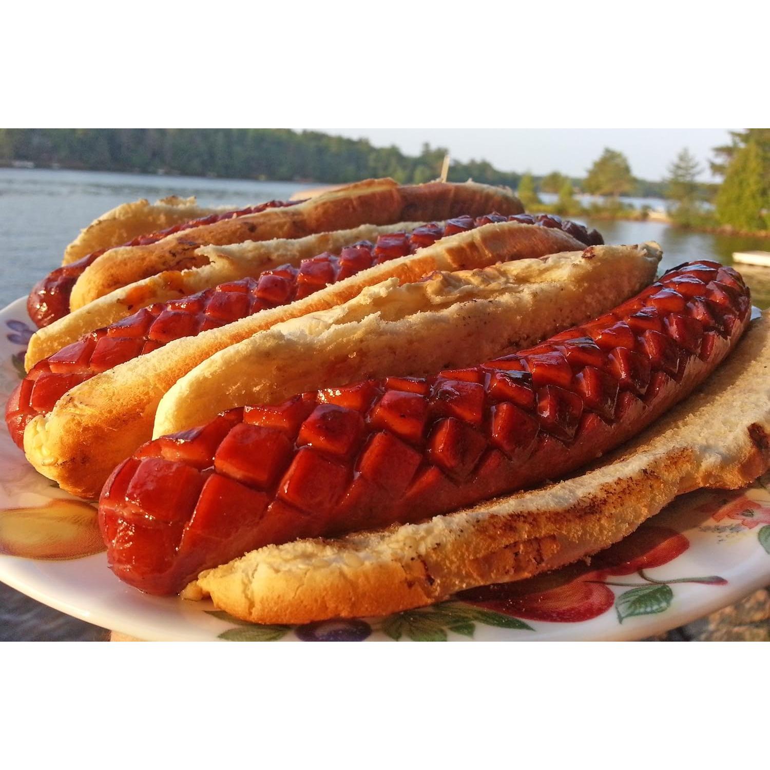 Cortador de Hot Dogs SLOTDOG - Acero Inoxidable - 27.94 cm - Rojo