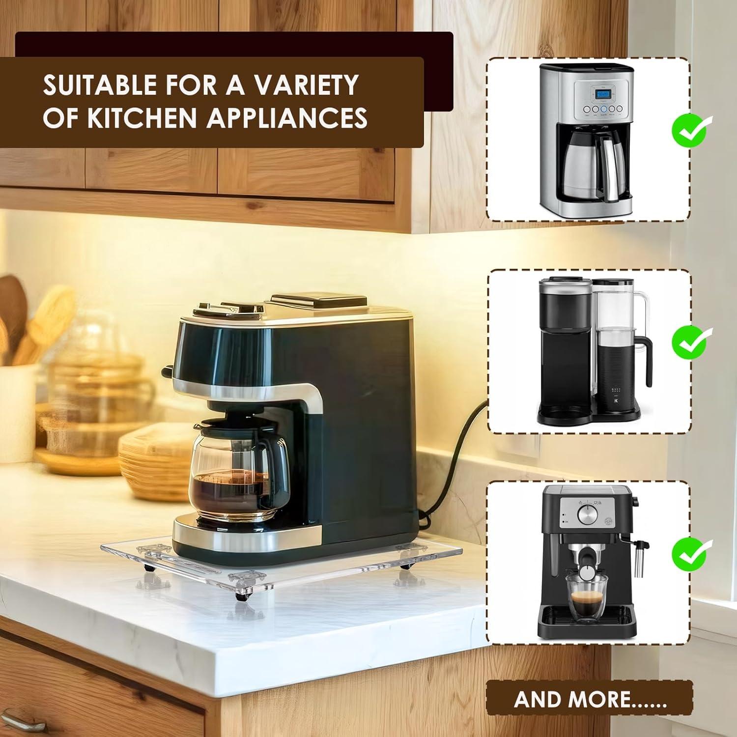 Bandeja Deslizante 360° BEZONO para Cafetera 35.6x24.9 cm