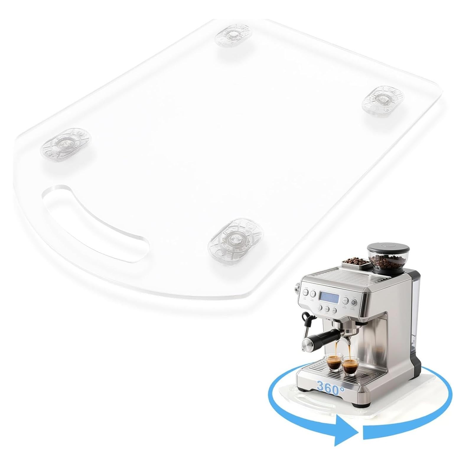 Bandeja Deslizante BiJun para Cafetera 25.4x35.6 cm 360°