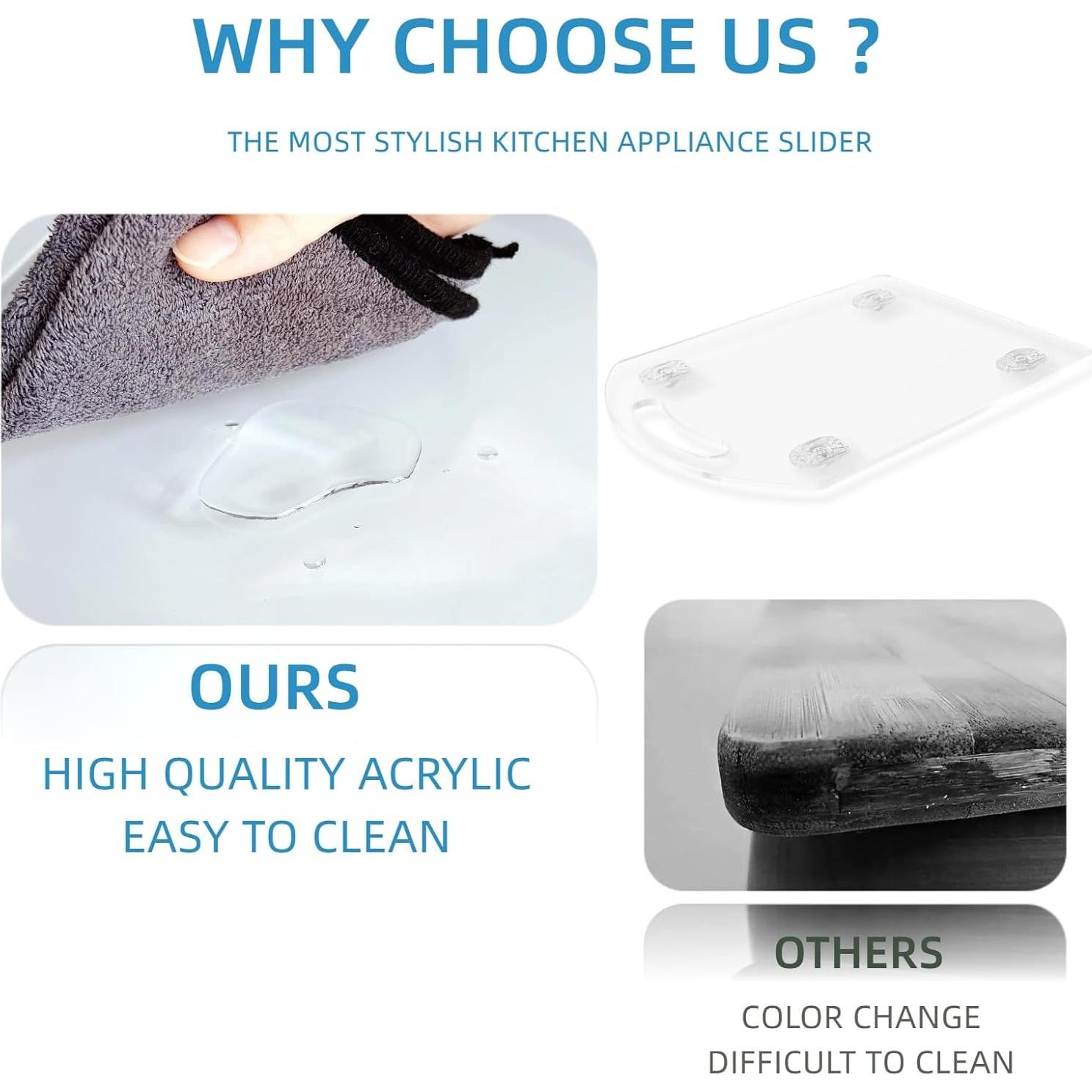 Bandeja Deslizante BiJun para Cafetera 25.4x35.6 cm 360°