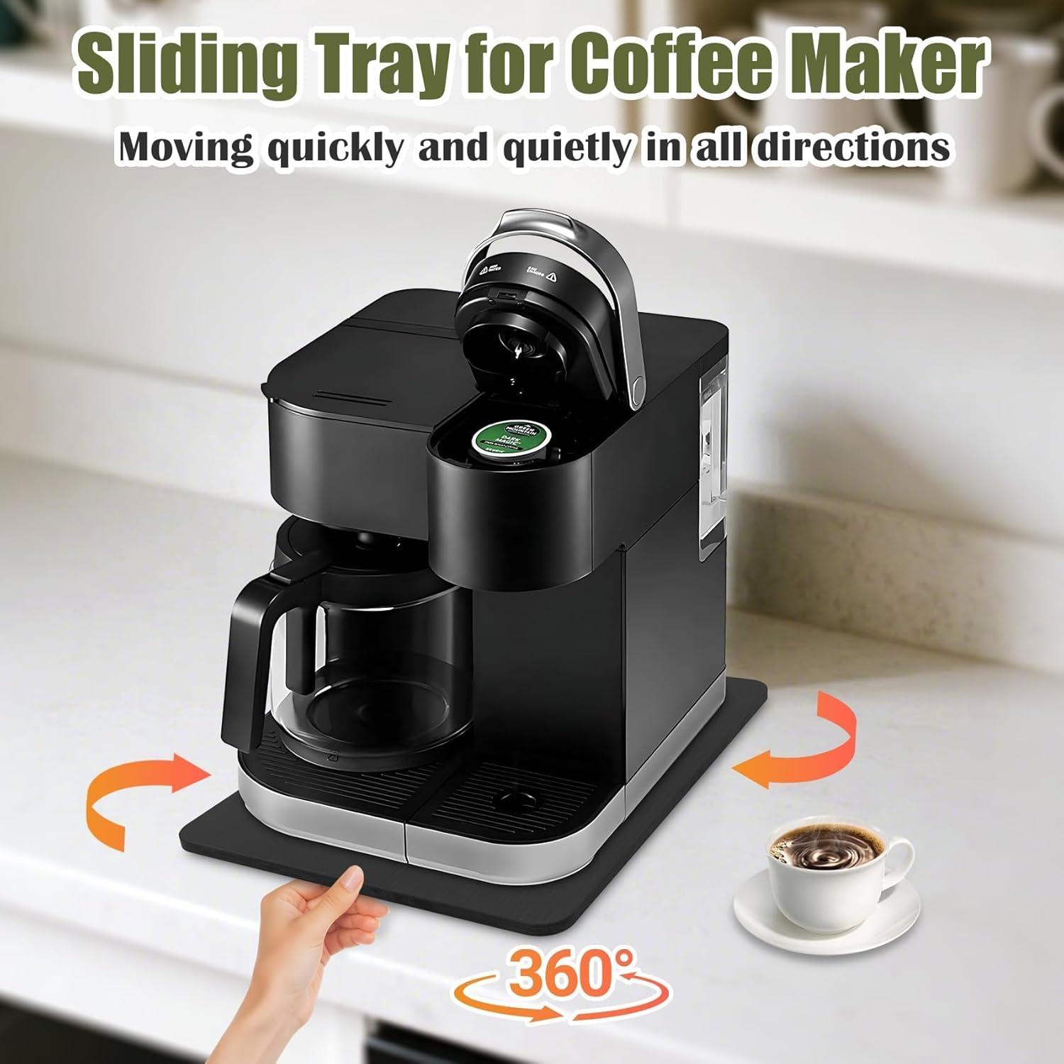 Bandeja Deslizante para Cafetera Xykzra 40.64x31.75cm Negra