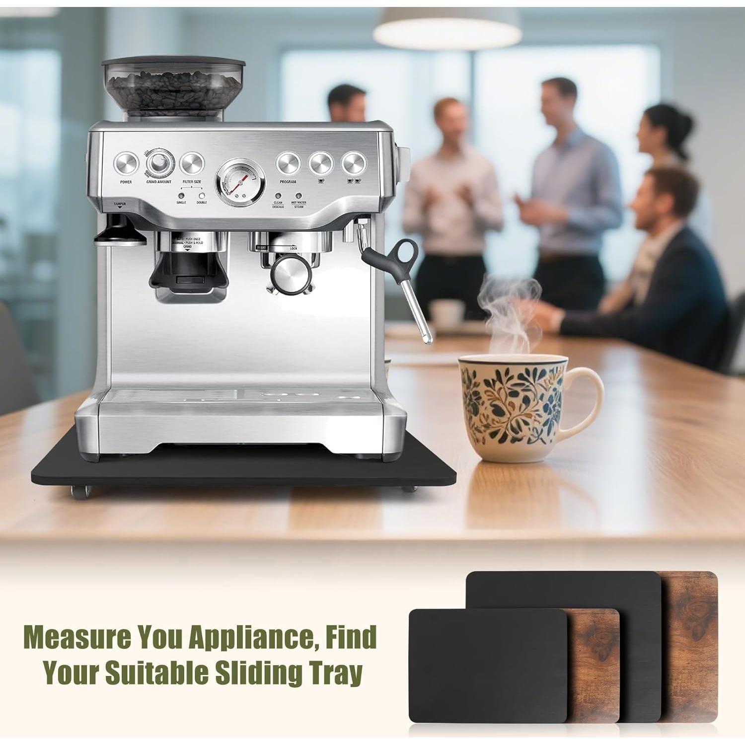 Bandeja Deslizante para Cafetera Xykzra 40.64x31.75cm Negra