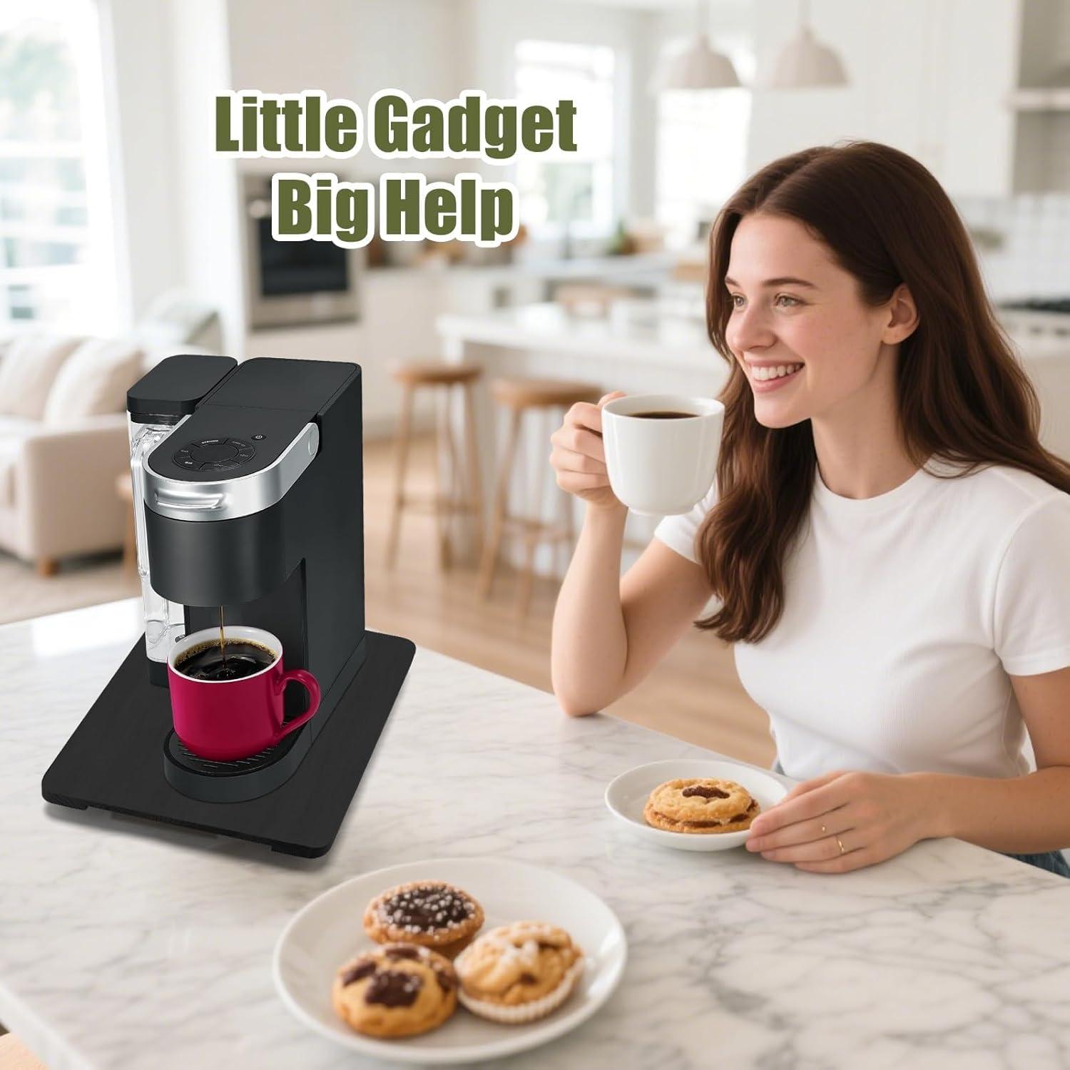 Bandeja Giratoria 360° Xykzra para Cafetera 24.1x35.6cm Negra