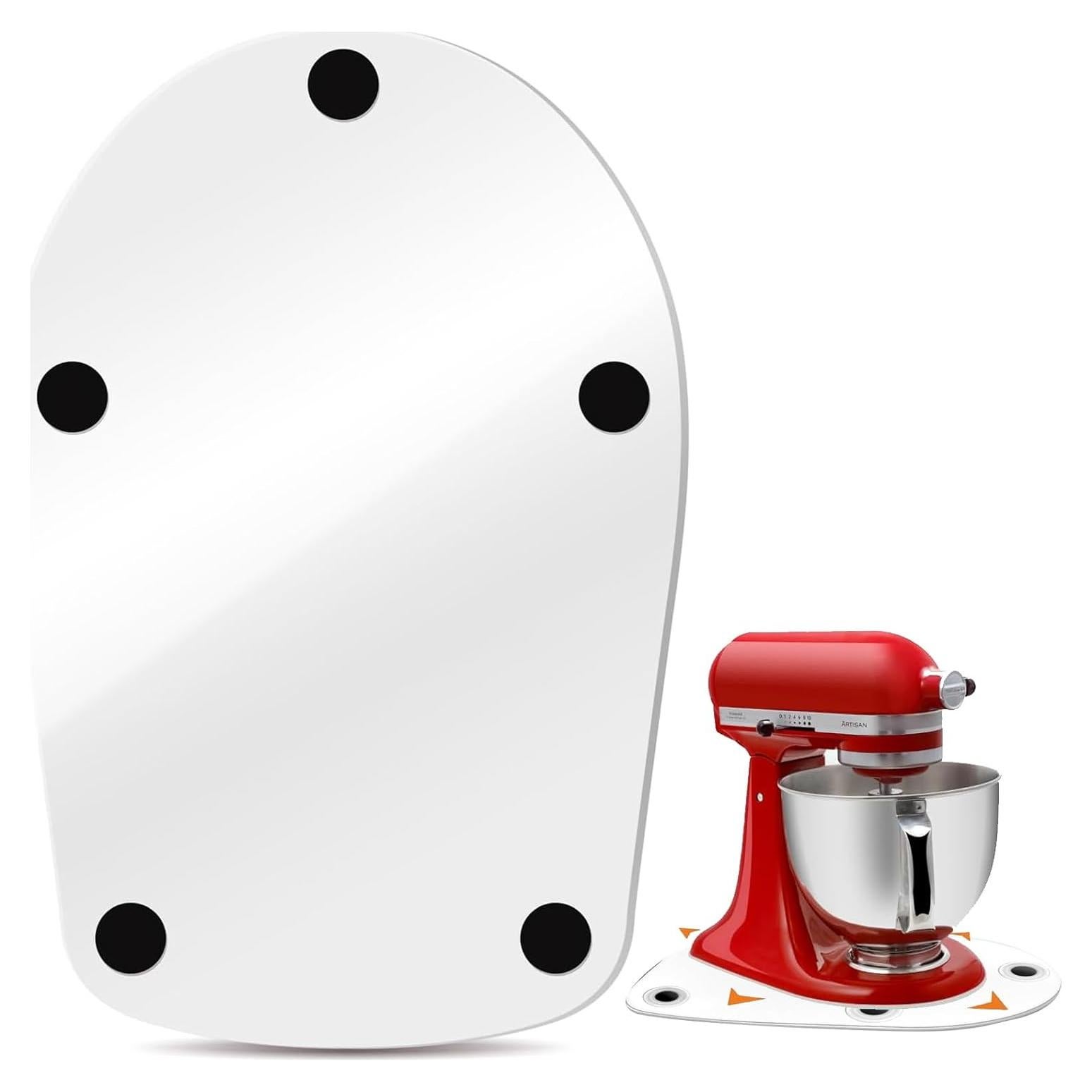 Bandeja deslizante acrílica KitchenAid 4.5-5Qt antideslizante