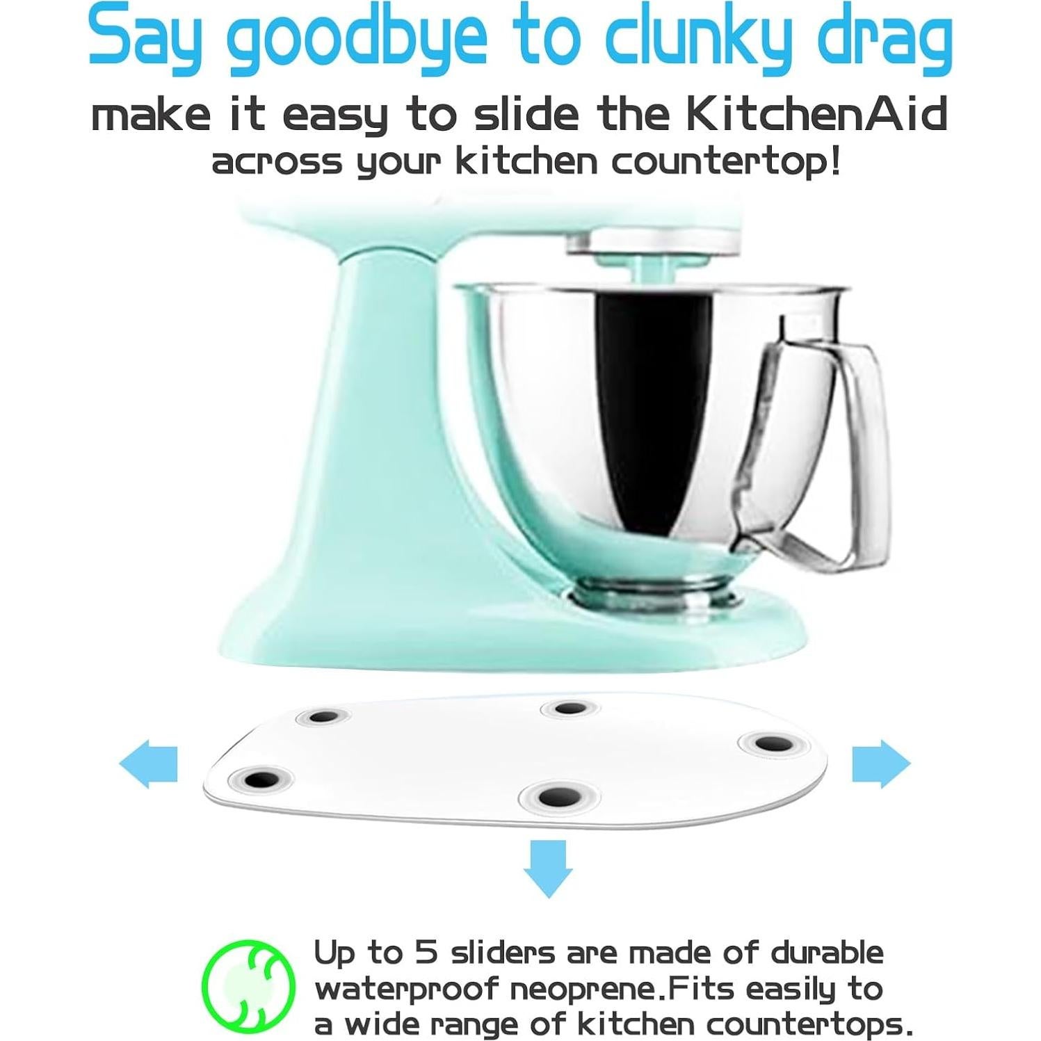 Bandeja deslizante acrílica KitchenAid 4.5-5Qt antideslizante