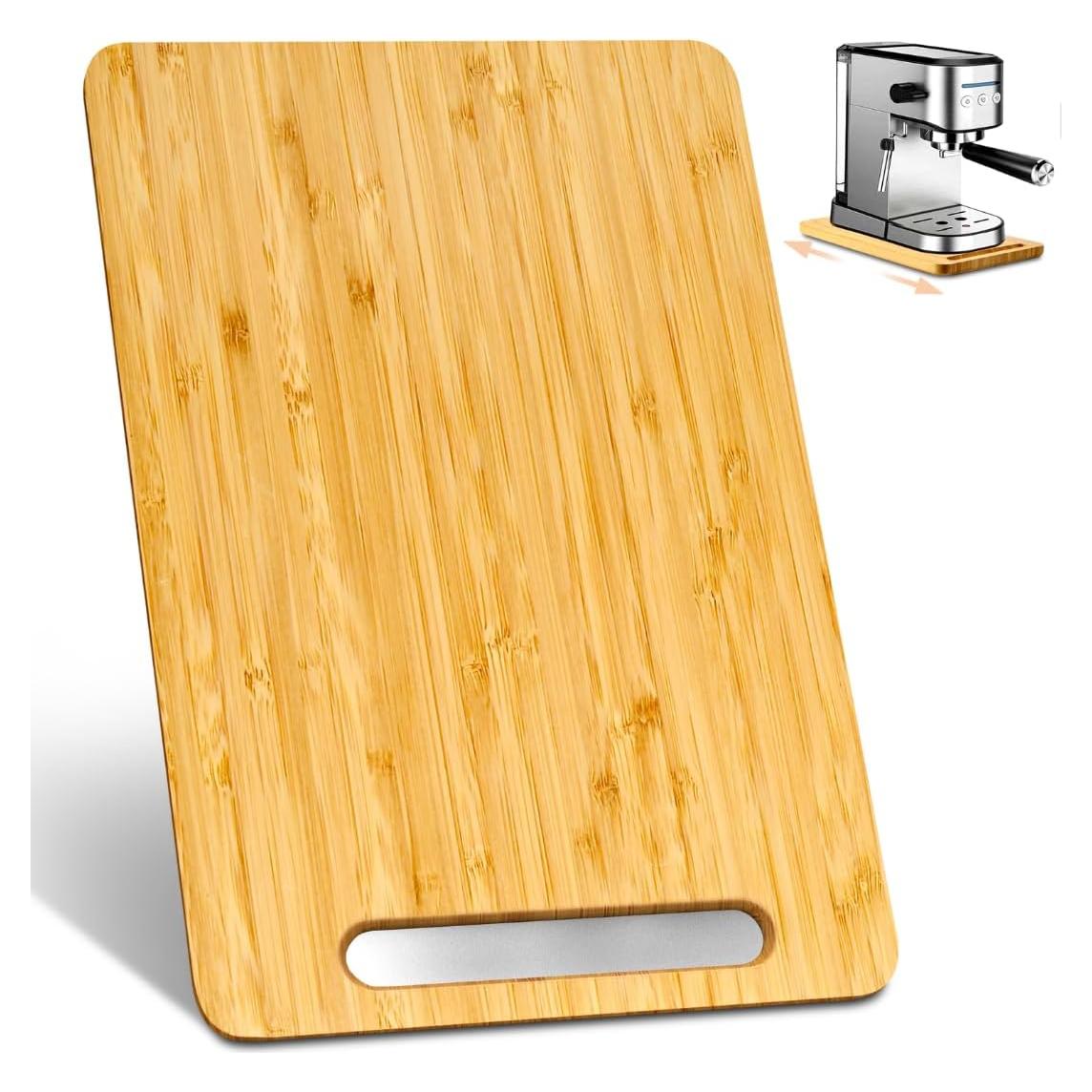 Bandeja deslizante de bambú KitchenAid 24.1x35.6 cm con ruedas