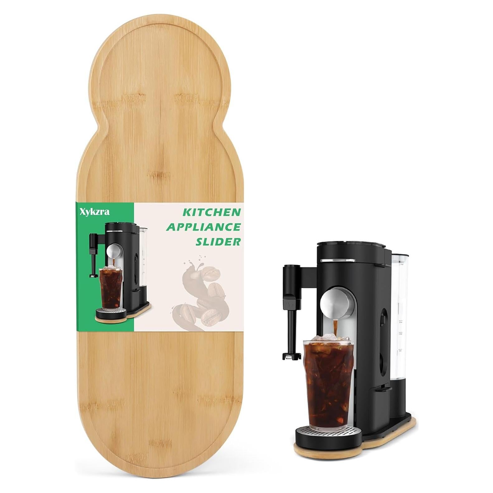 Deslizador de Electrodomésticos de Bambú para Cafetera Ninja PB051/PB041