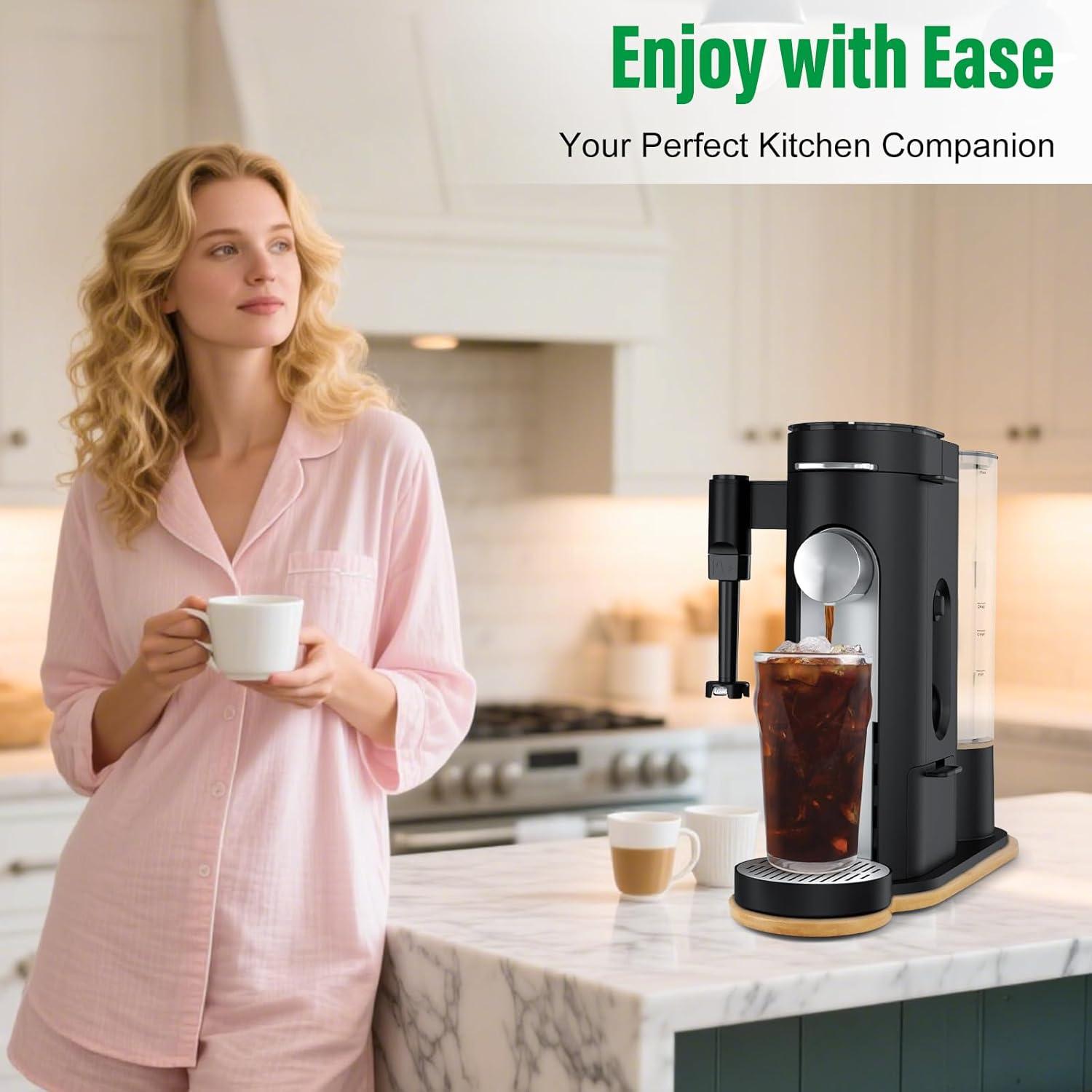 Deslizador de Electrodomésticos de Bambú para Cafetera Ninja PB051/PB041