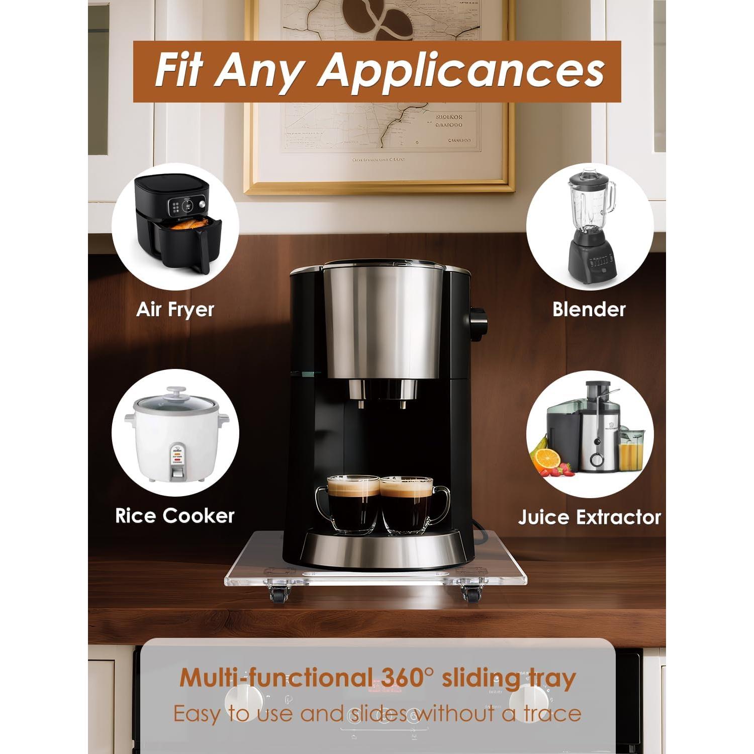 Deslizadores de electrodomésticos HaoHaio 360° Acrílico 35.88x24.89cm