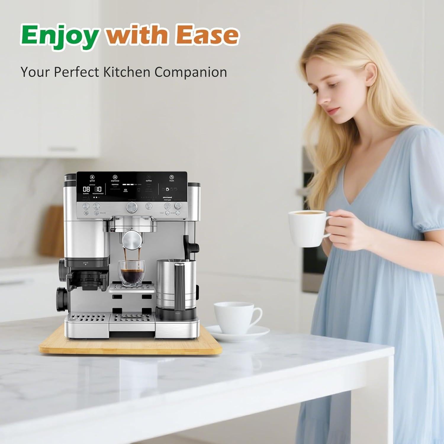 Deslizador de Electrodomésticos de Bambú Ninja ES601 32x30cm