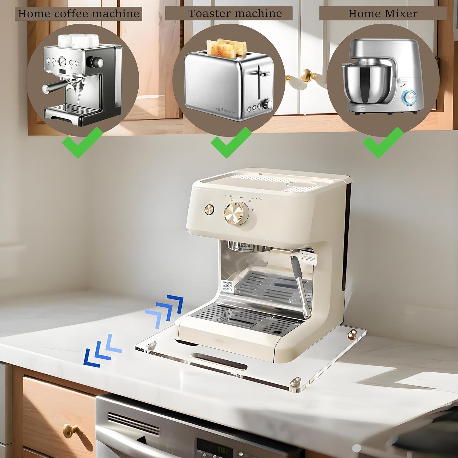 Bandeja Deslizante Acrílica Genérica 35.56x32cm para Electrodomésticos