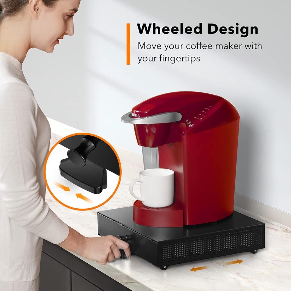 Soporte Deslizante para K Cup Goldlion - Organizador Negro 36 Cápsulas