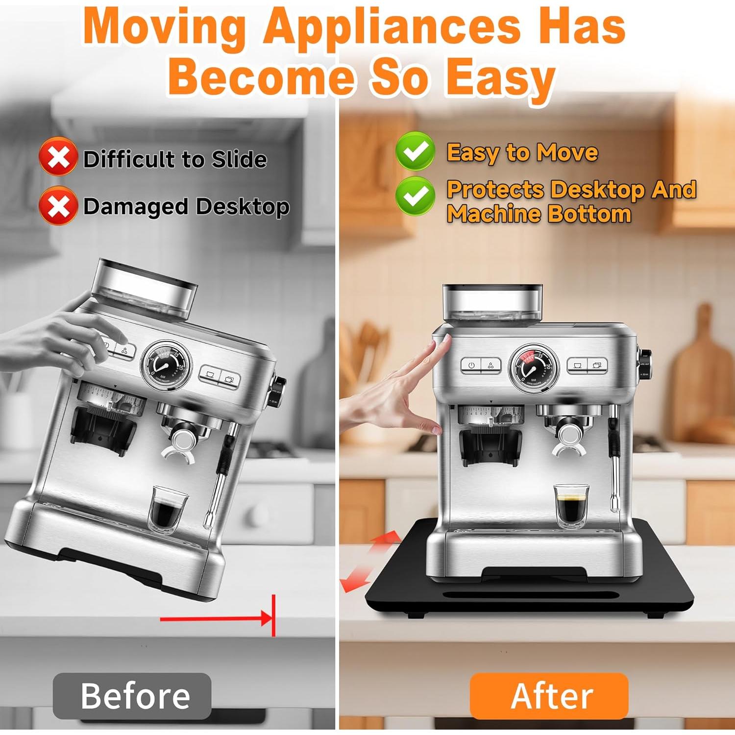 Deslizador de Electrodomésticos de Bambú Kidot 33x36 cm