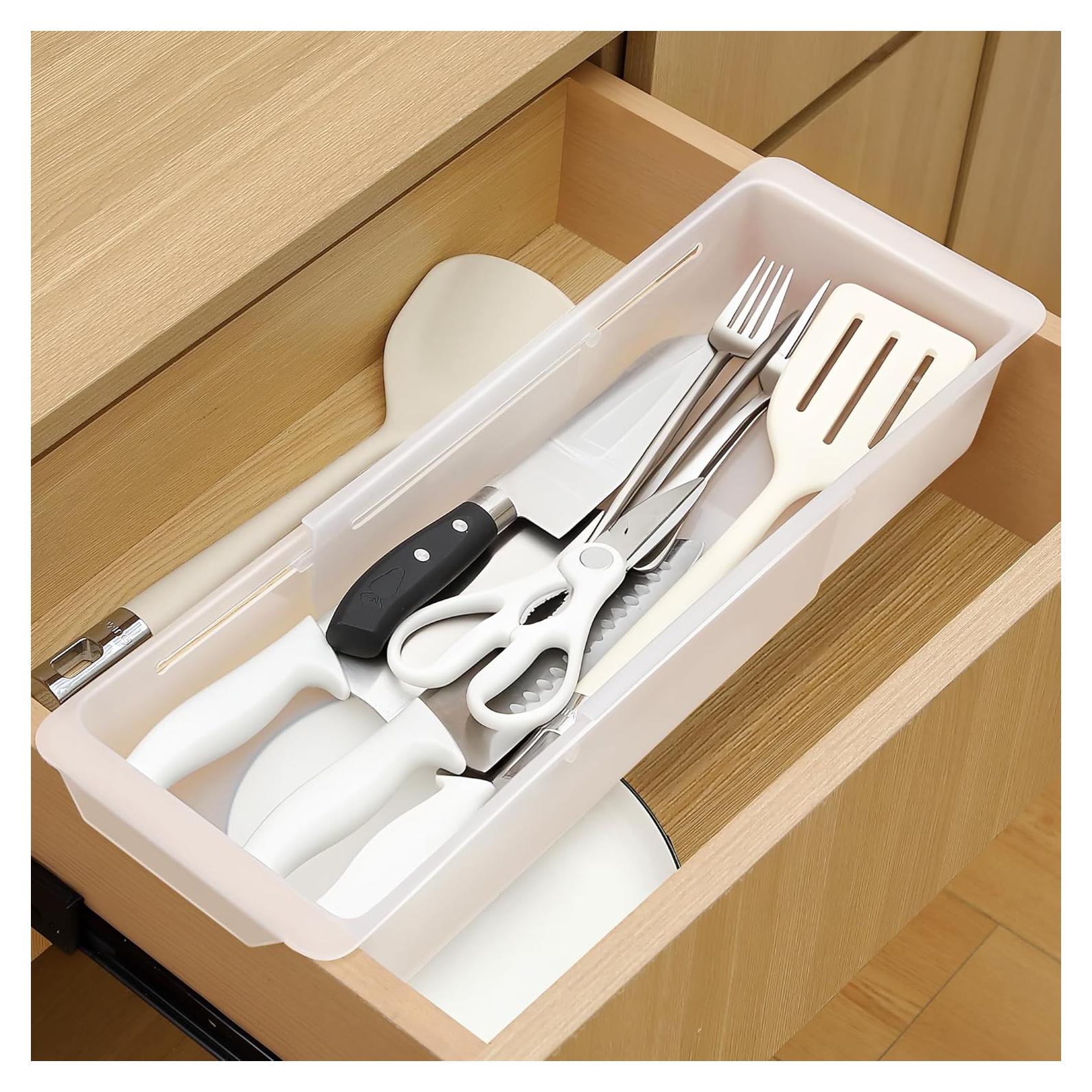 Organizador de Cajones Deslizante Gulfmew Ajustable 31.5-44.9 cm