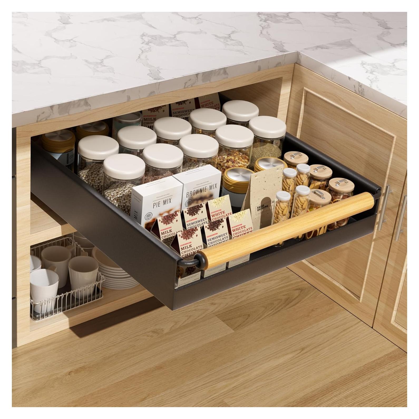 Organizador de Gabinete Expandible Upesitom Negro 38.86 cm