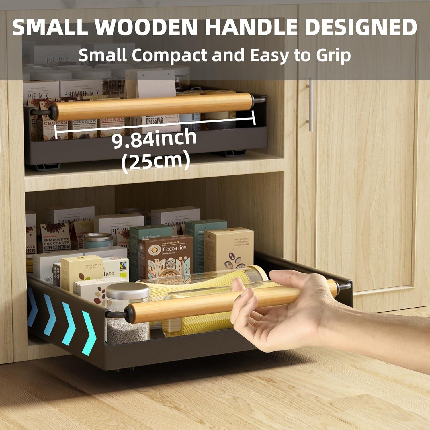 Organizador de Gabinete Expandible Upesitom Negro 38.86 cm