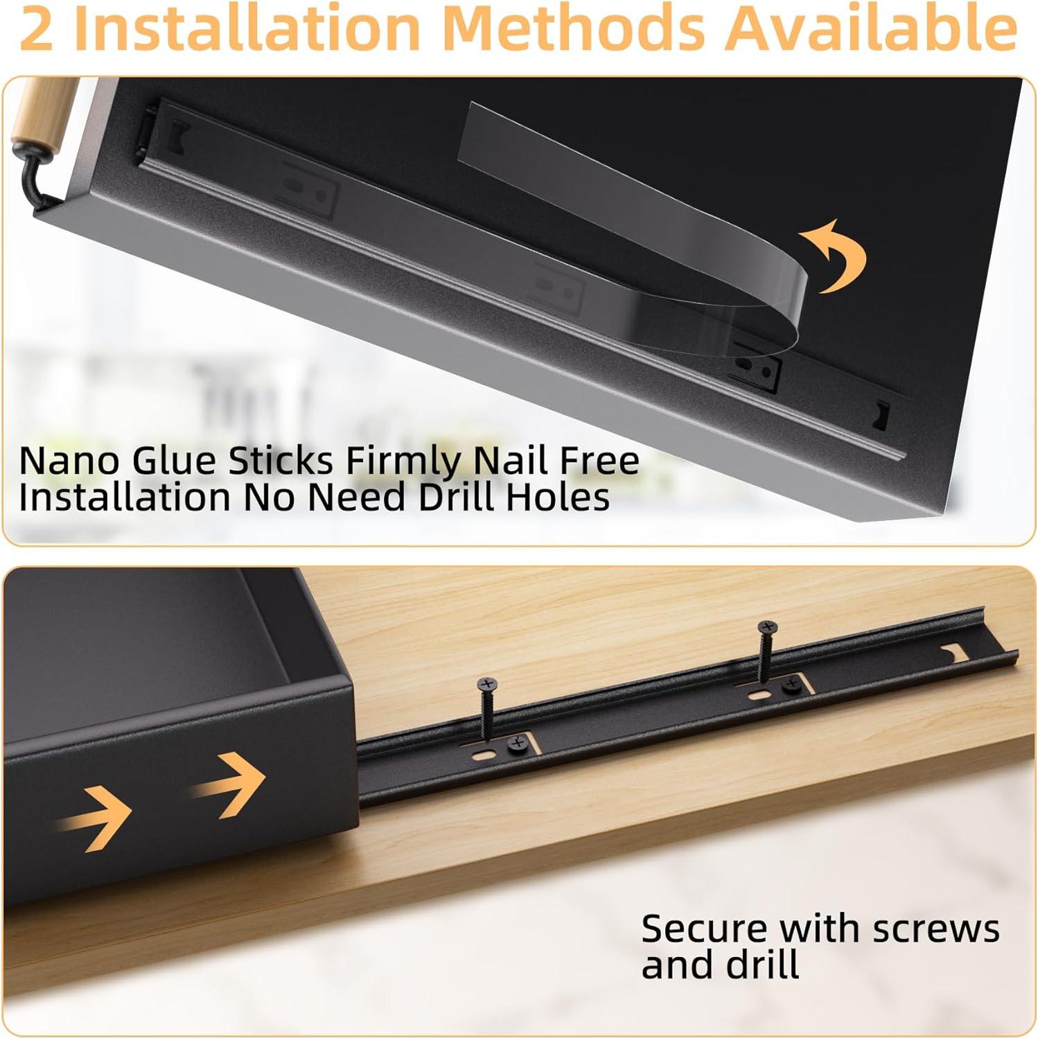 Organizador de Gabinete Expandible Upesitom Negro 38.86 cm