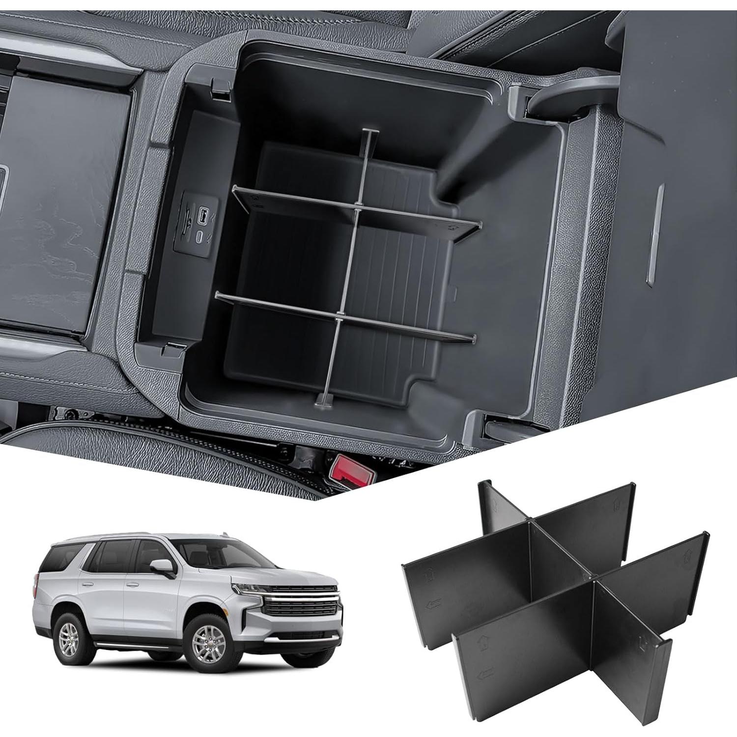 Organizador de Consola Central EDBETOS para Chevy Tahoe 2021-2025