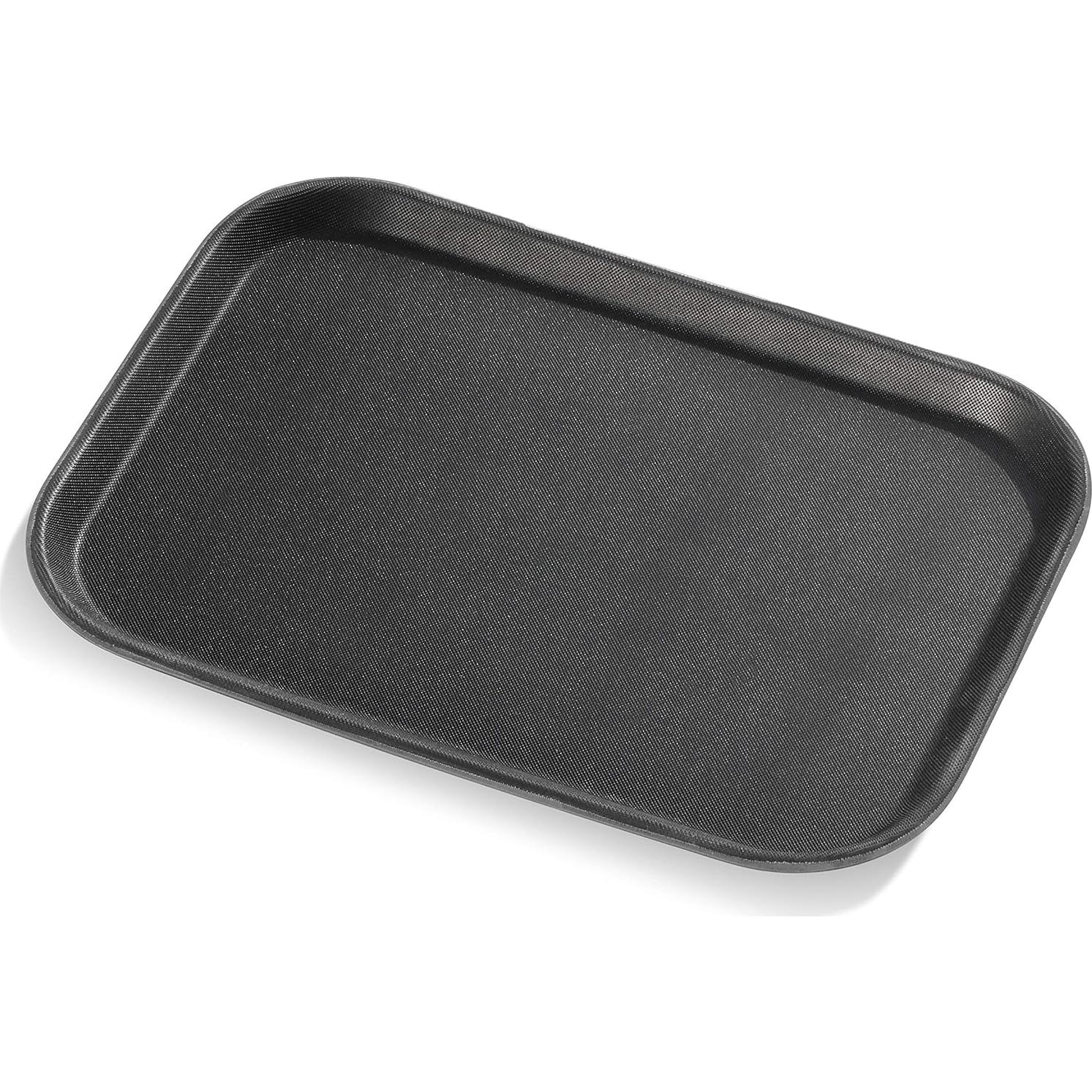 Bandeja de Servicio Antideslizante New Star 35.6x25.4cm Negra