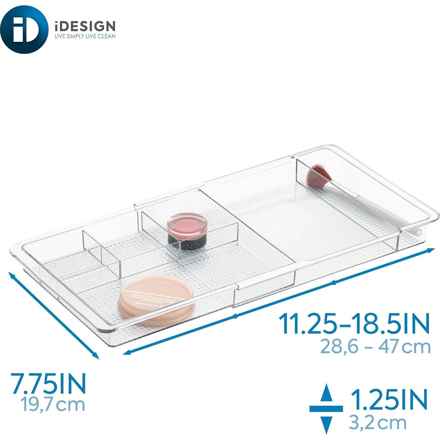 Organizador de Cajón Expandible iDesign Clarity 28.6 a 46.99 cm