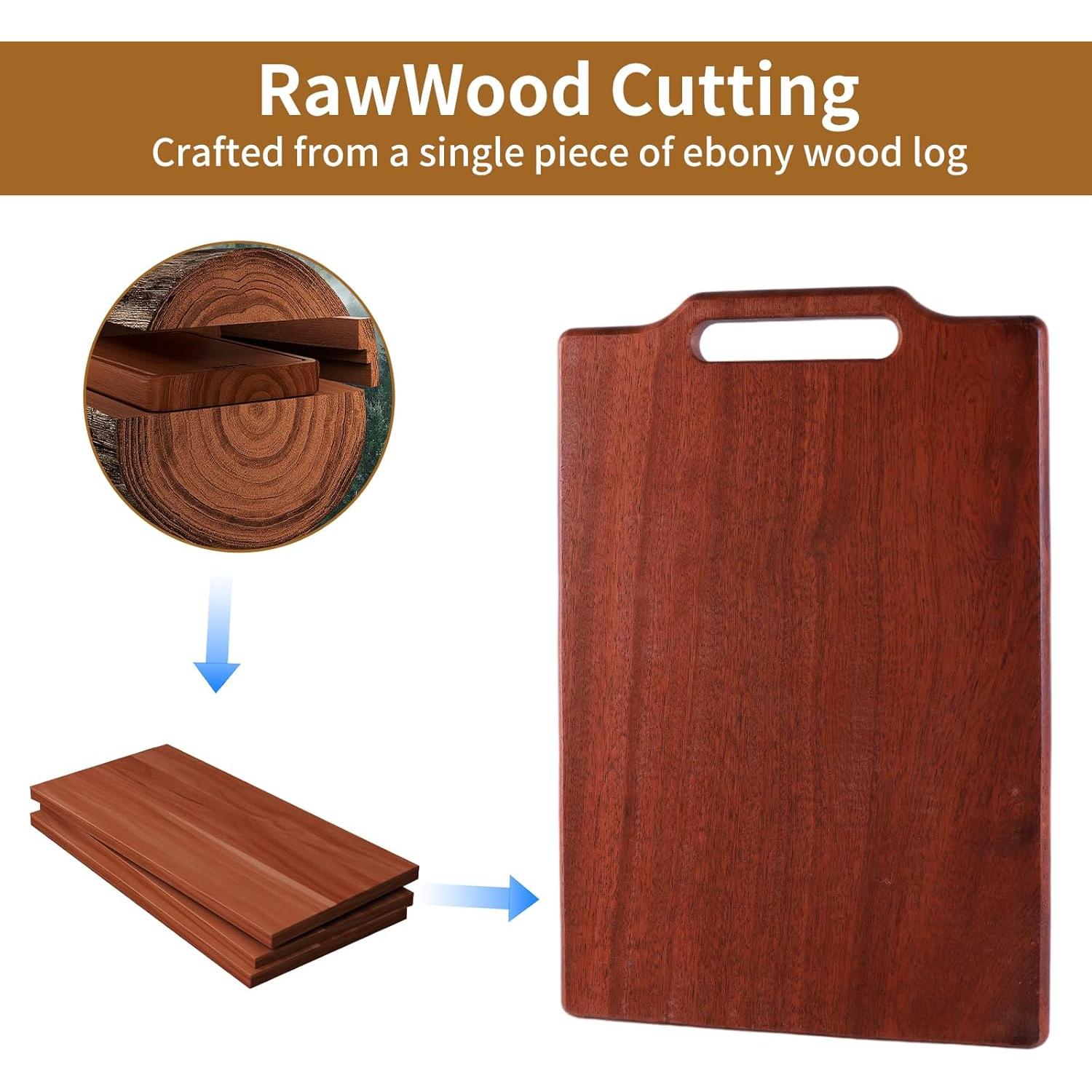 Bandeja Deslizante de Madera Ébano MOLANZ 38.74x27.51cm