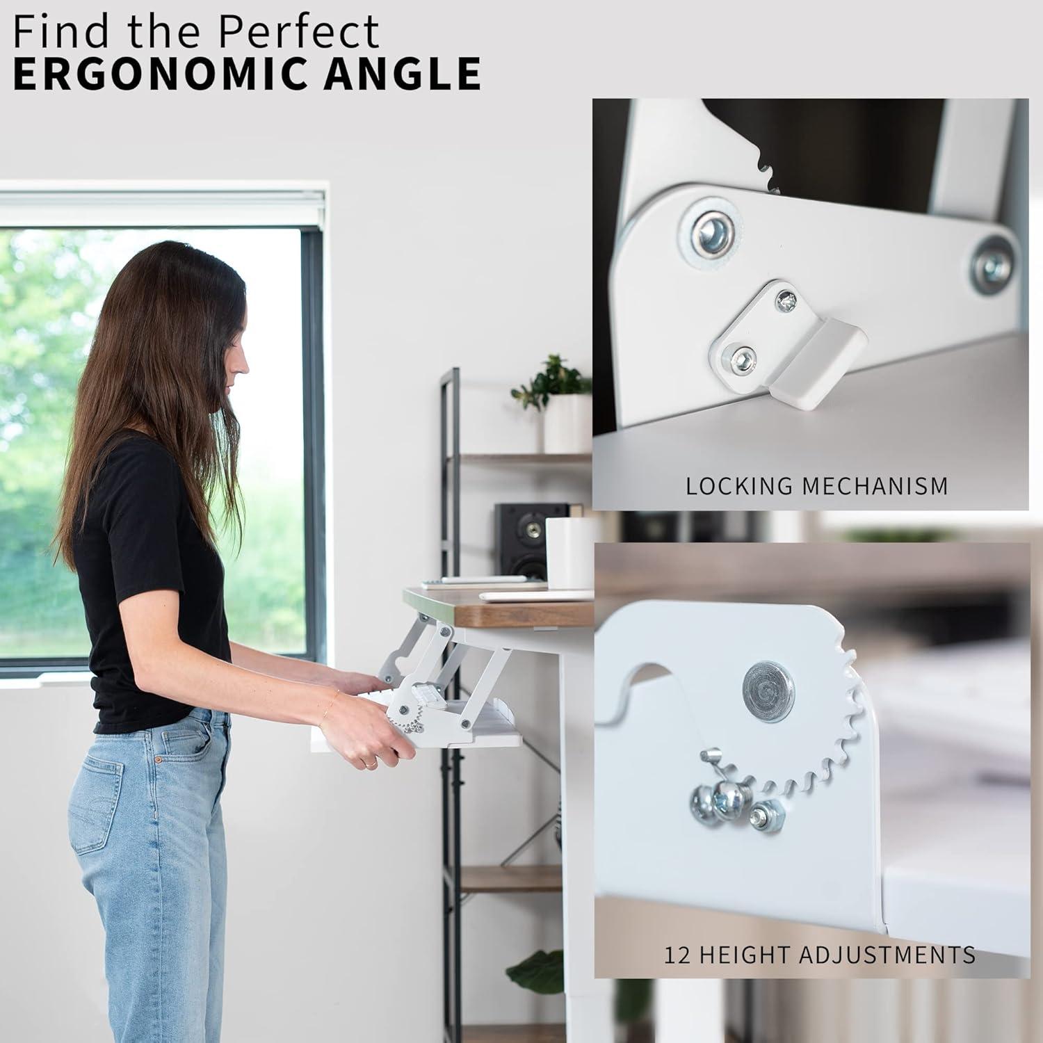 Bandeja Ergonómica para Teclado VIVO MOUNT-KB08SW 68.6x27.9cm