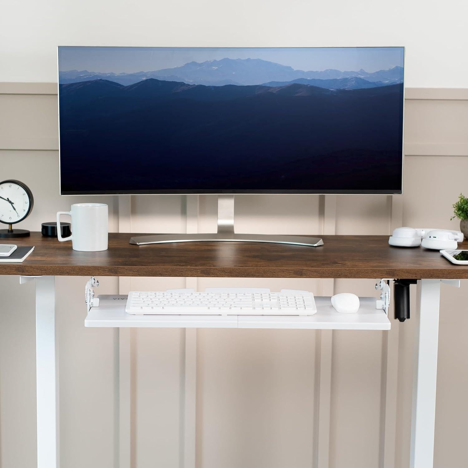 Bandeja Ergonómica para Teclado VIVO MOUNT-KB08SW 68.6x27.9cm