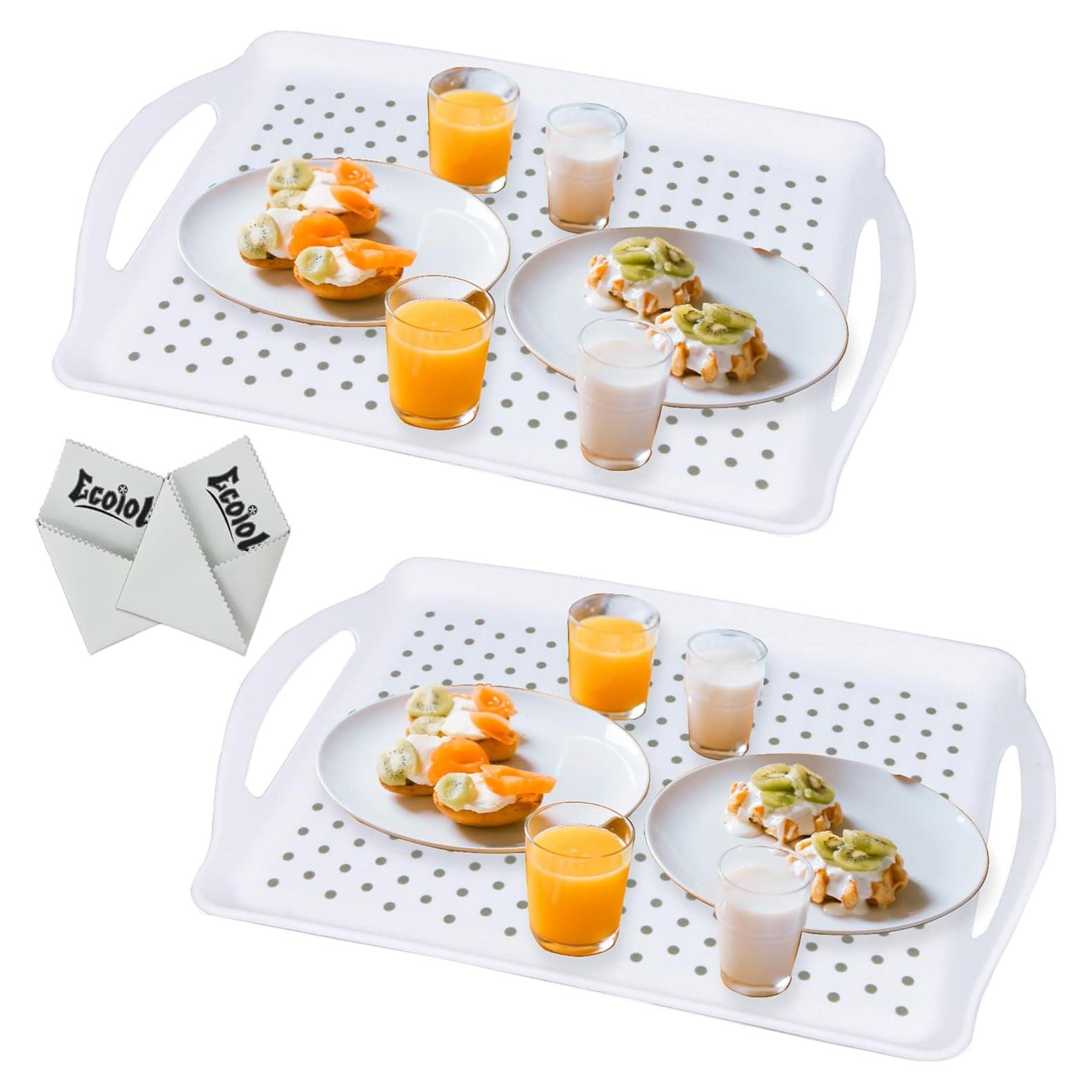 Bandeja de Servicio Antideslizante LONEA 2 Piezas 42.4x29.2cm