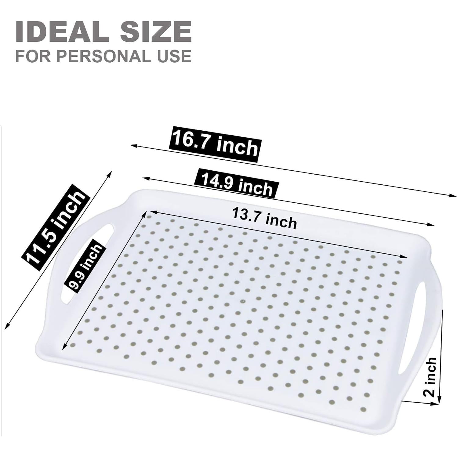 Bandeja de Servicio Antideslizante LONEA 2 Piezas 42.4x29.2cm