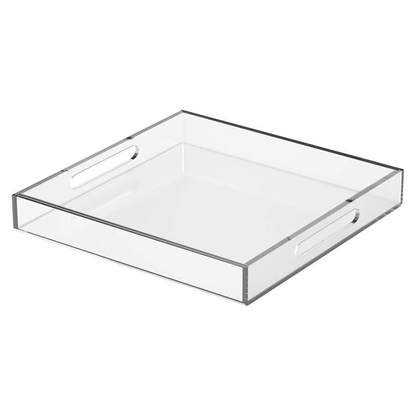Bandeja de Acrílico NIUBEE 25.4x25.4 cm A Prueba de Derrames