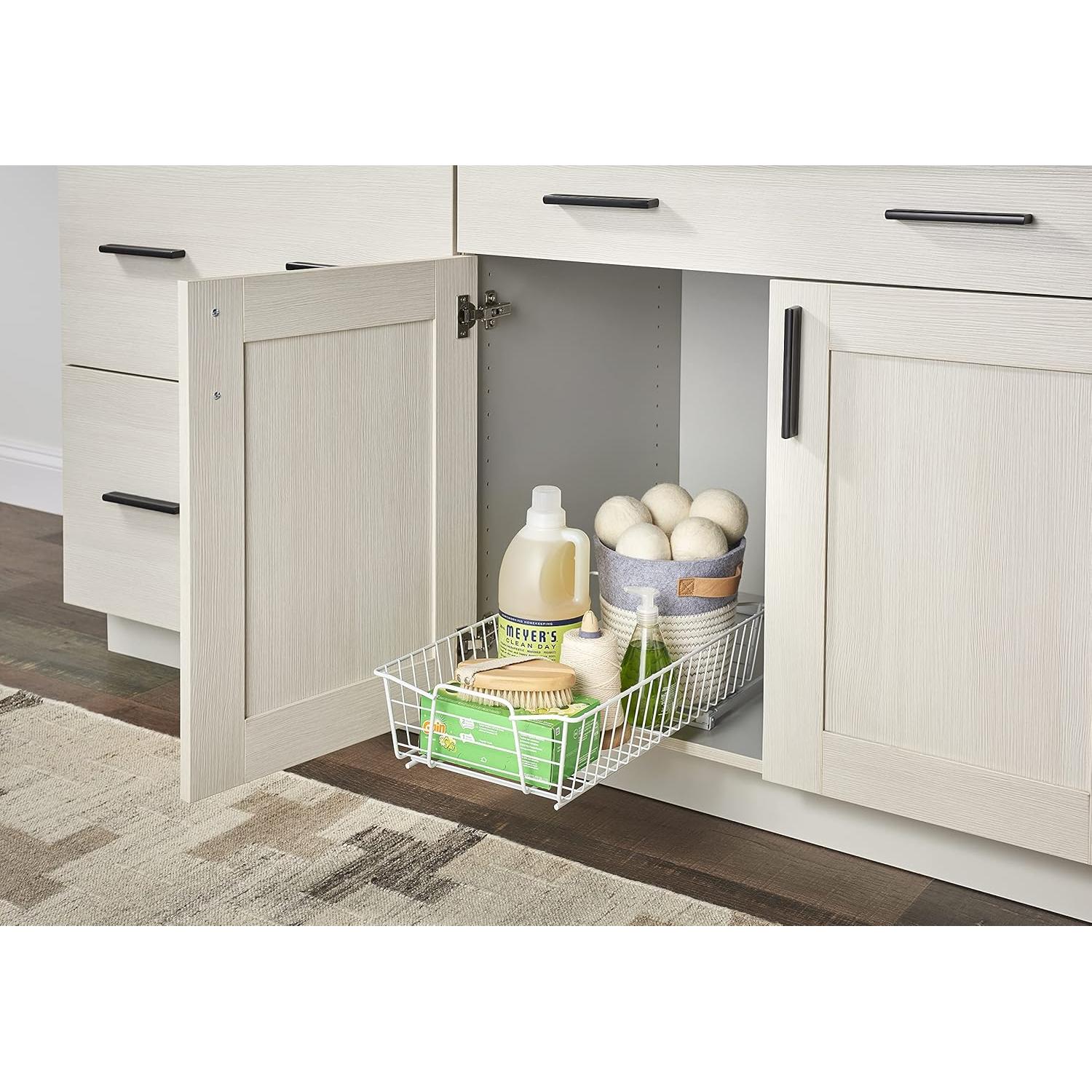 Organizador de Gabinete Extraíble ClosetMaid 28 cm Blanco