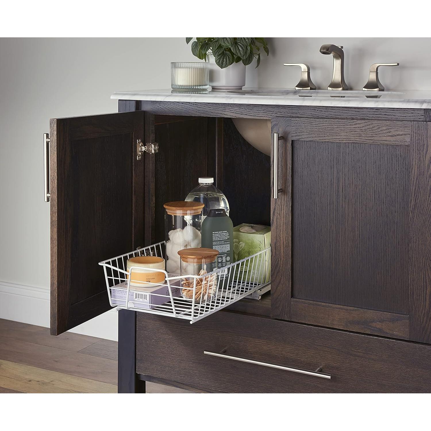 Organizador de Gabinete Extraíble ClosetMaid 28 cm Blanco