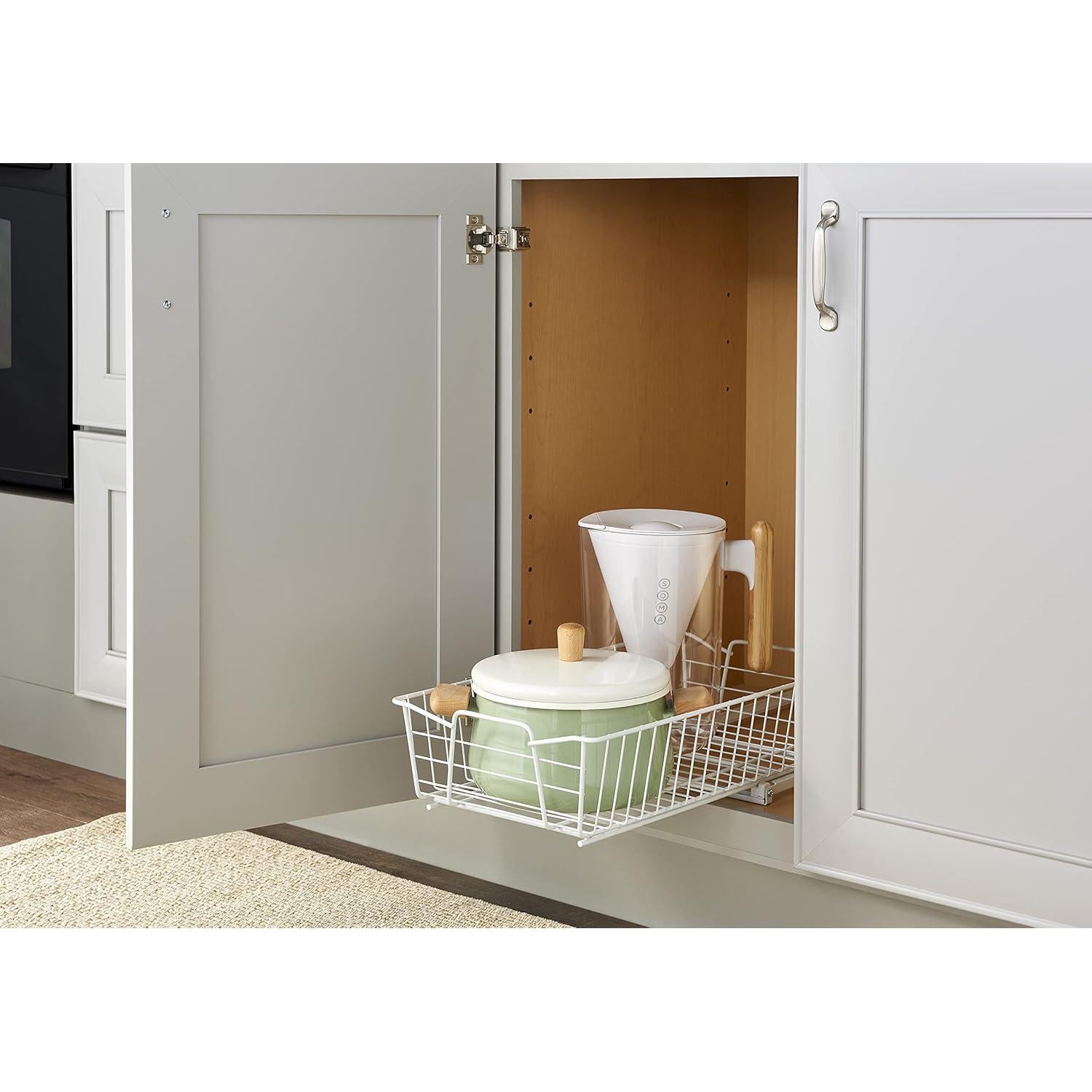 Organizador de Gabinete Extraíble ClosetMaid 28 cm Blanco