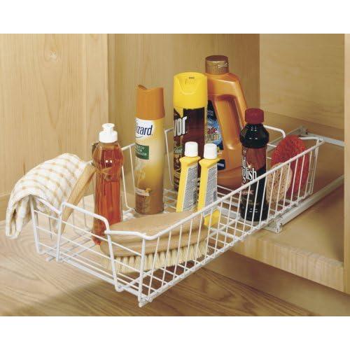 Organizador de Gabinete Extraíble ClosetMaid 28 cm Blanco