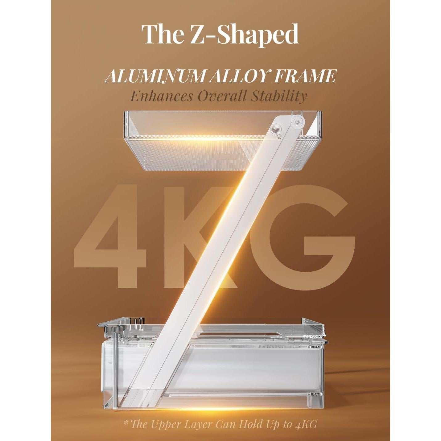 Organizador de Baño Neatora Acrílico Transparente 2 Niveles