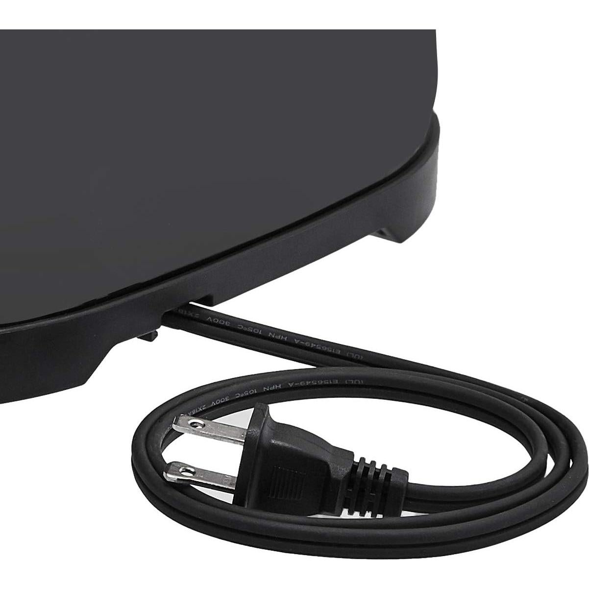 Tostadora de 4 Rebanadas Amazon Basics, 1600W, Negro