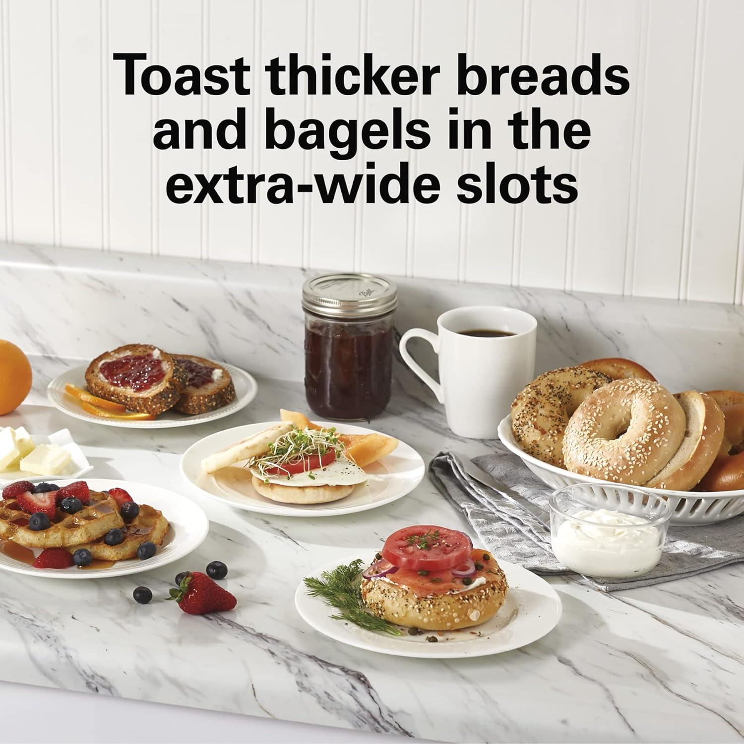 Tostadora Hamilton Beach 2 Rebanadas Roja con Ranuras Anchas