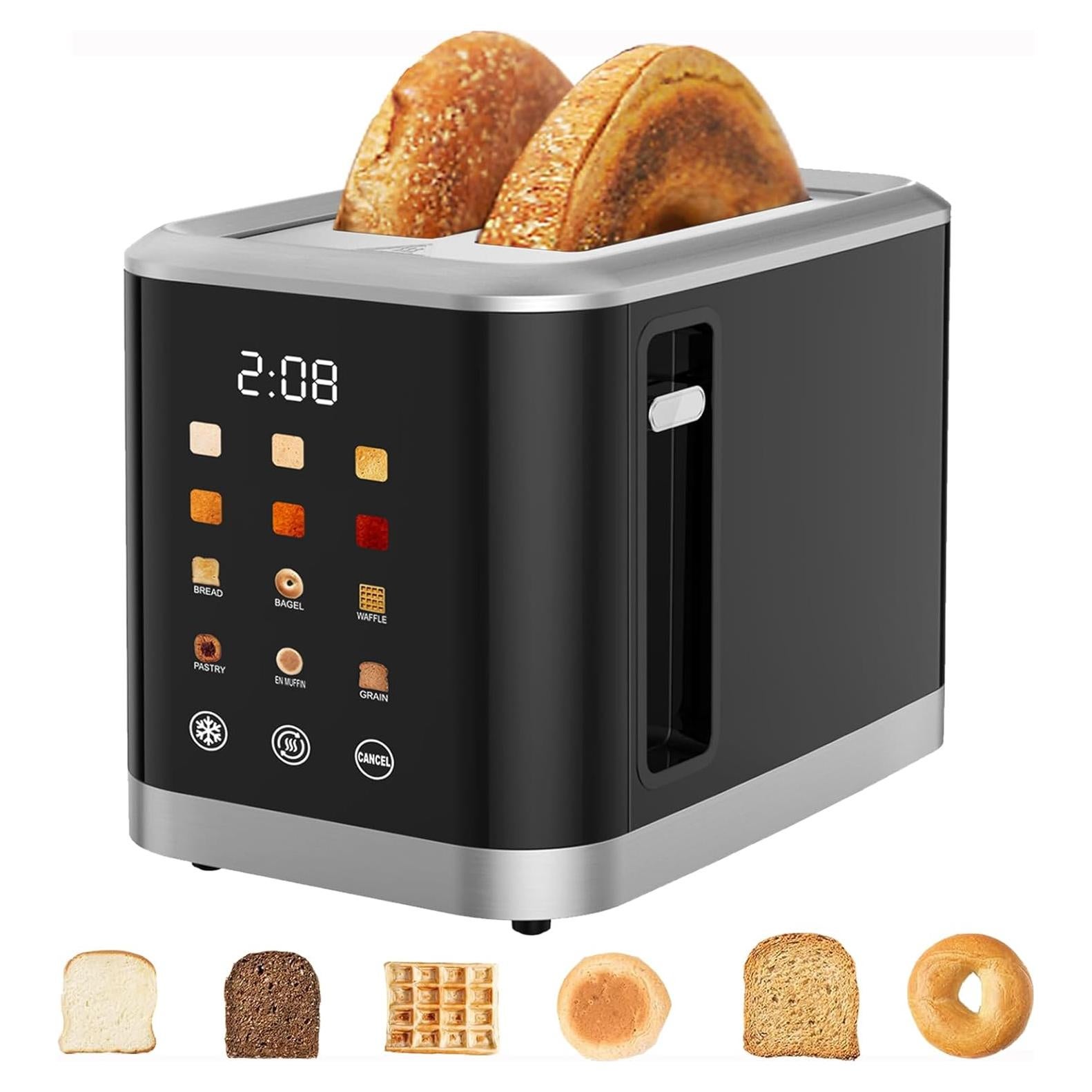 Tostadora Digital 2 Rebanadas Dear Morning con Pantalla Táctil