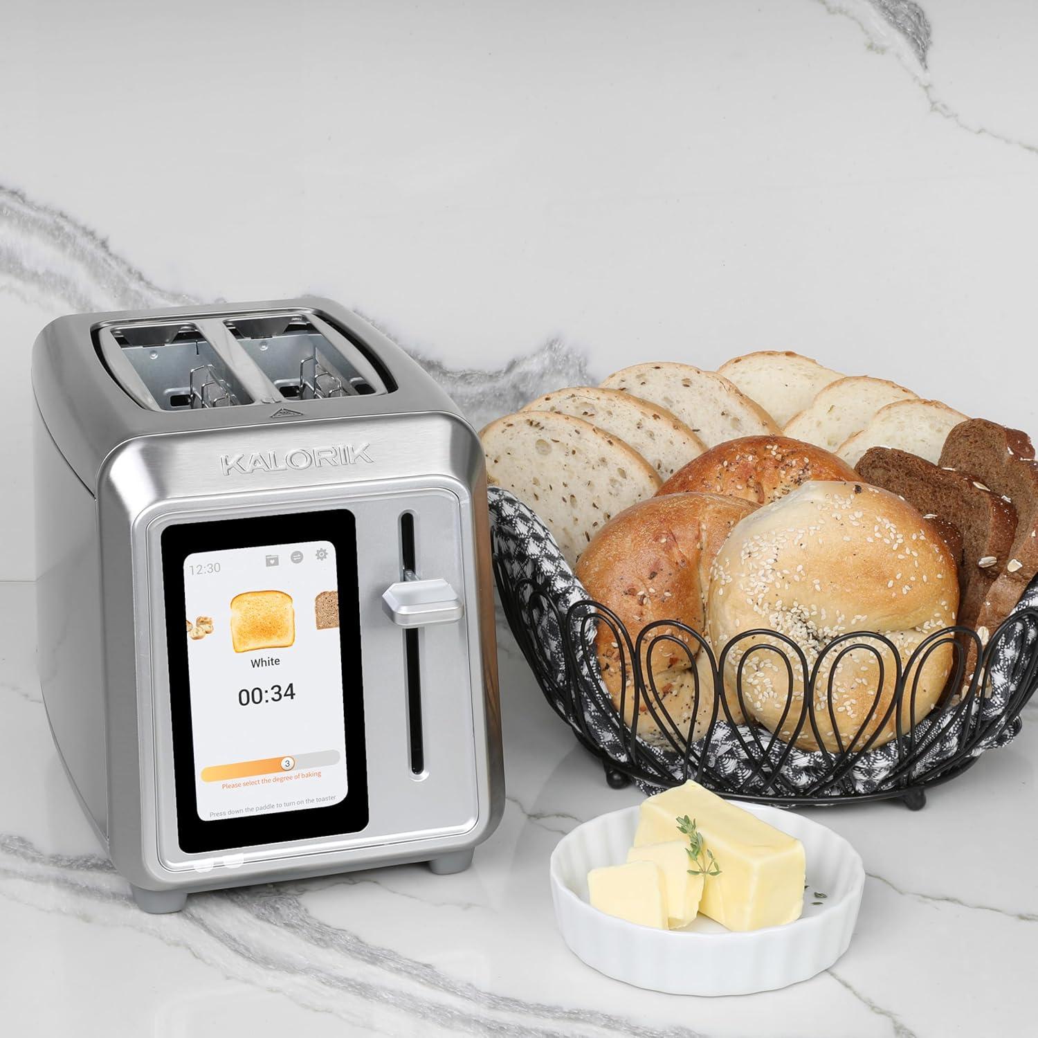 Tostadora Kalorik VIVID 2 Rebanadas Acero Inoxidable 1000W TFT