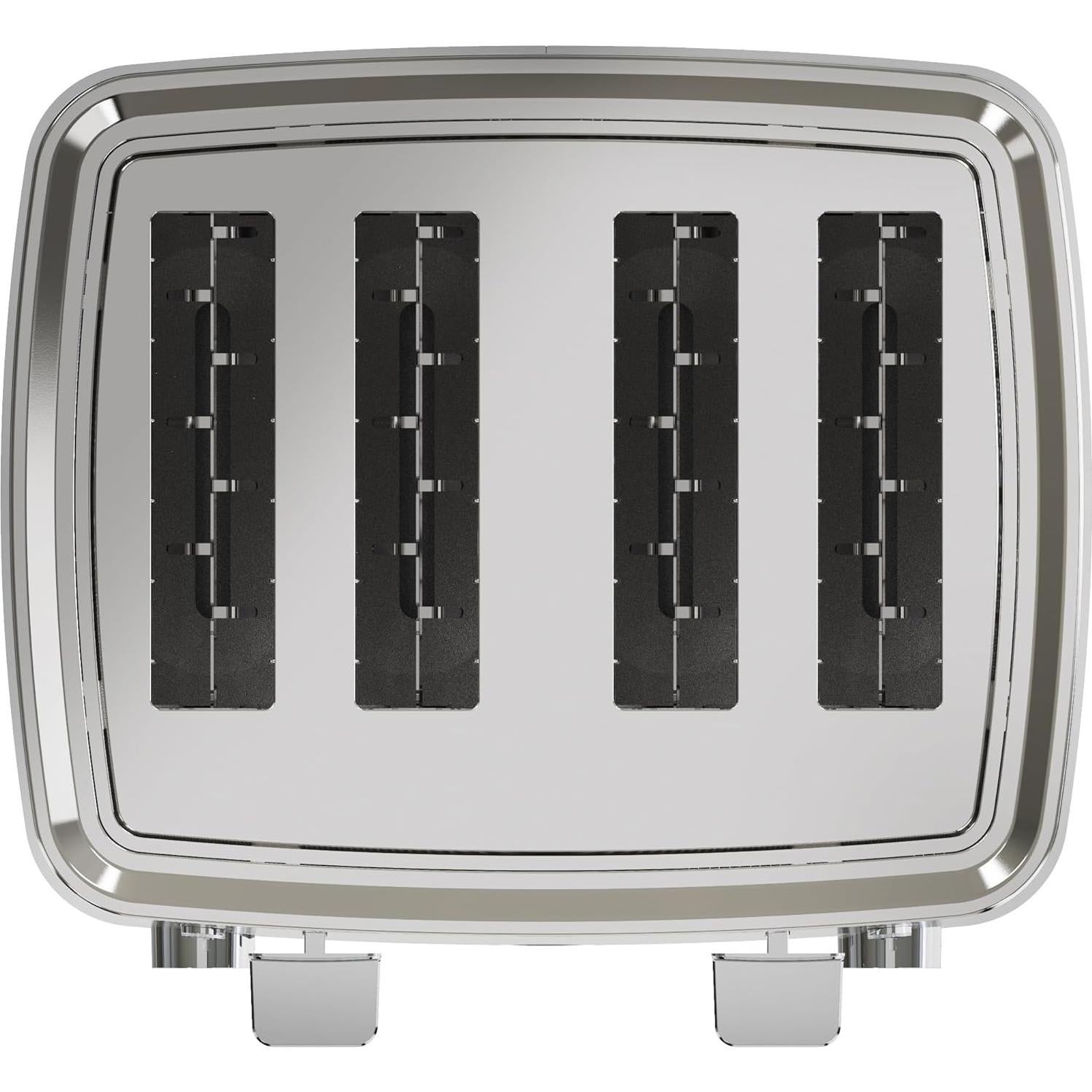 Tostadora GE 4 Rebanadas Blanca | Ranuras Anchas y 7 Configuraciones